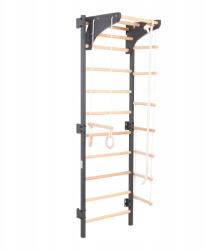 Rinagym Fém gimnasztikai létra Steel Kom 2 grafit rúddal, kerekekkel (RNG STEEL KOM 2 GRAPHIT)