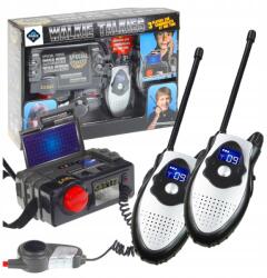 Stator Walkie Talkie 2x rövidhullámú Központ Bázis Gyerekeknek Játék Ajándék (Z2008)
