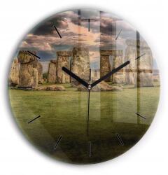  Modern üveg falióra Stonehenge Nimbostratus fi 30cm (010010500040200267143)