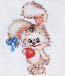 Keresztszemes hímzőkészlet A nyuszimnak 9x12 cm (0-78)