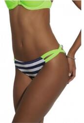 Kris Line Krisline Fürdőnadrág Brefs Bikini Sabrina Sötétkék Neon Zöld S 36/38