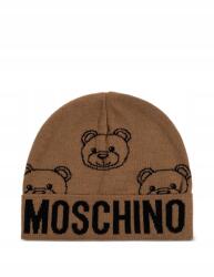Moschino Eredeti Beanie Téli Női Sapka, barna (65443 M3321)