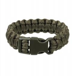Mil-Tec Túlélő karkötő paracordból 22mm Olívazöld L (16370201-904)