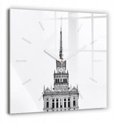  Üveg falióra Nagy falióra Grafikával Csendes Kultúra és Tudomány Palotája 60x60 (010010500080100271675)
