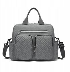 KoNo babakocsi pelenkázótáska EQ2248 szürke 10L (EQ2248-GY)