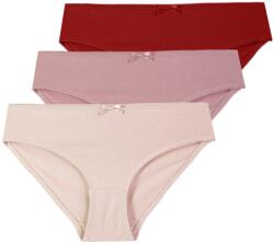 Moraj 3x Bugyi Női Pamut Bikini Sima masnival Moraj szett XL (BDM450-035)