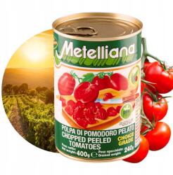  Olasz héj nélküli pelati paradicsom szeletelve konzerv 400 g Pancrazio Finom (8002225631016)