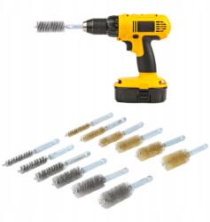  Sárgaréz Csőlyuktisztító Kefe Drót 12 Db 8-19 MM 1/4 (1011220357311233)