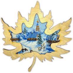  Keresztszemes hímzőkészlet Abris Art Fagyos hangulat 20x16cm (AH-162)