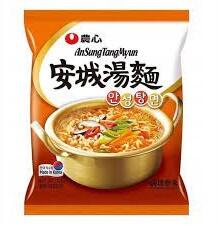 Nongshim Koreai leves Instant leves Ansung csípős 125g kínai leves mix (522)