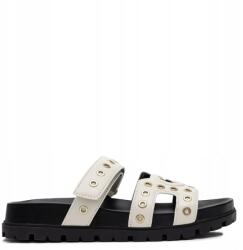 Guess Platformos papucs fehér-fekete FLPFASELE03 Ivory méret40