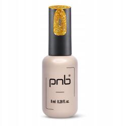 PNB Top Hibrid Fényvisszaverő körömlakk Pnb Uv/led Shock Top Gold No Wipe 8 ml (076995205867)
