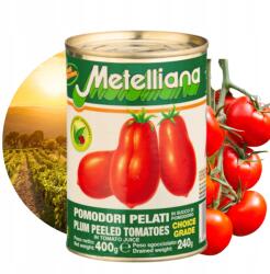  Olasz héj nélküli pelati paradicsomlé konzerv 400g Egész (8002225610011)