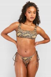 Boohoo Kígyómintás Bikini Felső Lee Xxj__m