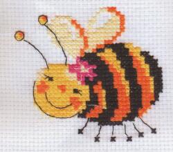  Keresztszemes hímzőkészlet Repülök! 8x8 cm (0-44)