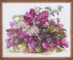  Keresztszemes hímzőkészlet Orgona 41x32 cm (2-22)