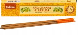 Tulasi Nag Champa és Arruda füstölők Tulasi 15 g Relaxáció és védelem (INC539)