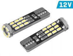 Vision Lighting Izzó Vision W5W (T10) 12V 24x 3014 Smd Led, Canbus, fehér, 2 db