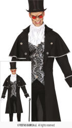 Fiestas Guirca Vámpír jelmez Ezüst Viktoriánus Drakula jelmez Halloween jelmez L (88850)