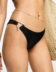 River Island Fekete bikini alsó díszítéssel I3O NH8__XS