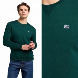 Lee férfi pulóver zöld c-neck Patch Crew Sweatshirt Jade Forest XL (5401139533868)