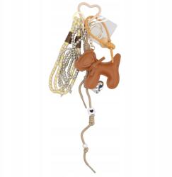 Charm London Stílusos, trendi táskadísz teveszín (32959-CAMEL)