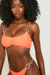 Boohoo Bikini Felső Vállpántos Díszítéssel 38-AS