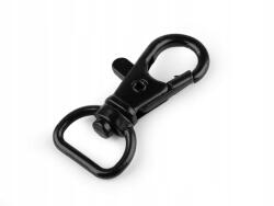 Stoklasa Fém forgó karabiner 12 mm, fekete lakk, 2 db (090920_241172_38358)
