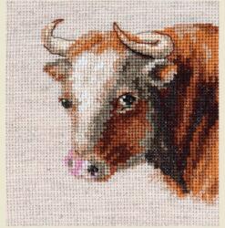  Keresztszemes hímzőkészlet Bika 10x9 cm (0-214)