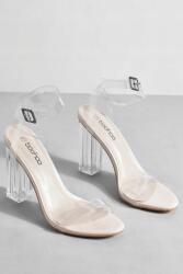 Boohoo Átlátszó Sarkú Szandál 40-ES