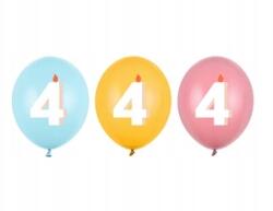 PartyDeco 30 cm-es Lufik , 4 db, vegyes (1 csomag 50 db)