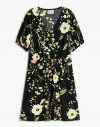 Bonprix B. p. c Ruha V-nyakú Mini Növényi Mintás 40/42 (957692)