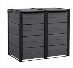 Keter Hide Away kerti szemetesláda 2 x 240 l szürke (007675)