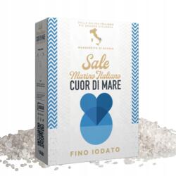  Finomra őrölt jódozott tengeri só 1kg 1000g Cuor Di Mare Főzéshez (8016926947321)