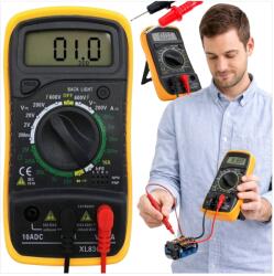 ABC Árammérő Digitális Multiméter LCD Professzionális Elektromos Teszter (MIERNIK PRĄDU MAT-159 5907419766549)