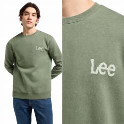 Lee férfi pulóver zöld Wobbly Lee Sws crew neck Olive Stone Khaki xl (112371911)