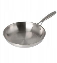 Pyrex Rozsdamentes acél serpenyő Pyrex Infinity 28 CM Inox bevonat nélkül, Pfas nélkül (SR28BFX)