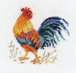  Keresztszemes hímzőkészlet Kakas 9x10 cm (0-172)