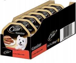 Cesar marhahúsos és májas kutyatáp 14 x 150g
