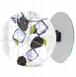  Falióra Kerek Üveg Modern Beltéri Szeder Fi 30 cm (010010500040100084035)