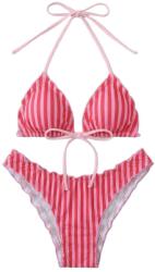 Shein Kétrészes Csíkos Bikini L