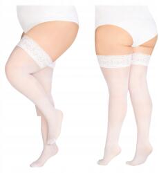 Annes Önhordó Harisnya Plus Size Meleg csipkés fehér Sila 40 Den 7/8 (POŃCZOCHY GRUBE SILA 40)
