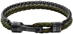 Boss Jaxon zöld színű férfi karkötő HBJ1580893M (HBJ1580893M)