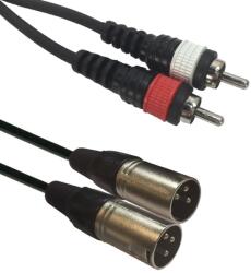 Accu-Cable AC-2XM-2RM/1, 5 2x XLR male/2 x RCA 1, 5m