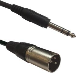 Accu-Cable AC-XM-J6S/3 XLR male to 63 Jack Stereo