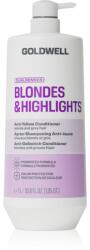 Goldwell Dualsenses Blondes & Highlights Anti-Yellow Conditioner balsam neutralizeaza tonurile de galben 1000 ml
