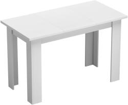 HomCom Masă de dining modernă cu spațiu de depozitare, 120 cm, albă | Aosom Romania (83A-568V90WT)