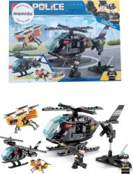 Mamido Rendőrségi helikopter drónnal SWAT 2 az 1-ben építőkészlet 200 darabos MT1130 (MT1130) - jatekokminiszteriuma
