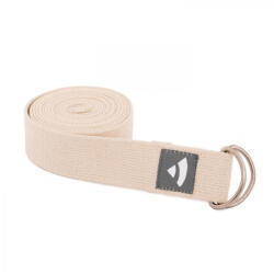 Bodhi ASANA BELT jógaheveder fém karikákkal - ecru- Bodhi