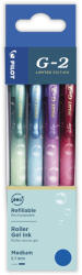 Pilot Zseléstoll 0, 7mm, nyomógombos Pilot G-2 Bubble 4 klf. test szín, írásszín kék (449065) - web24